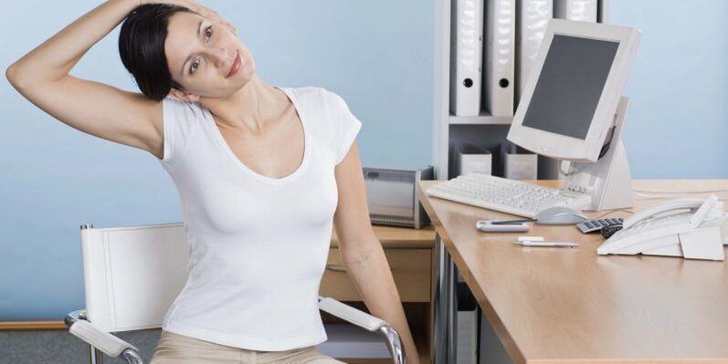 ejercicios ligeros para la osteocondrosis cervical